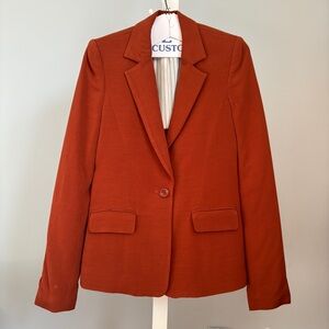 Alice + Olivia Size S Burnt Orange Blazer
